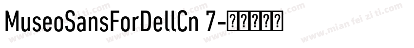 MuseoSansForDellCn 7字体转换